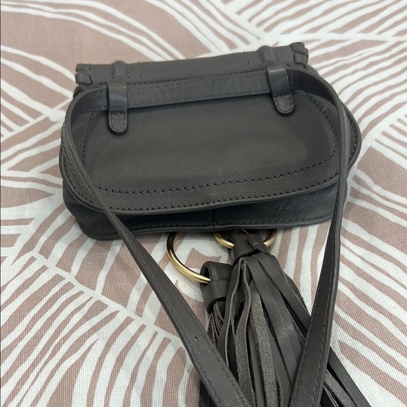 See By Chloe Gray Crossbody Bag with Scalloped Flap - Picture 4 of 8